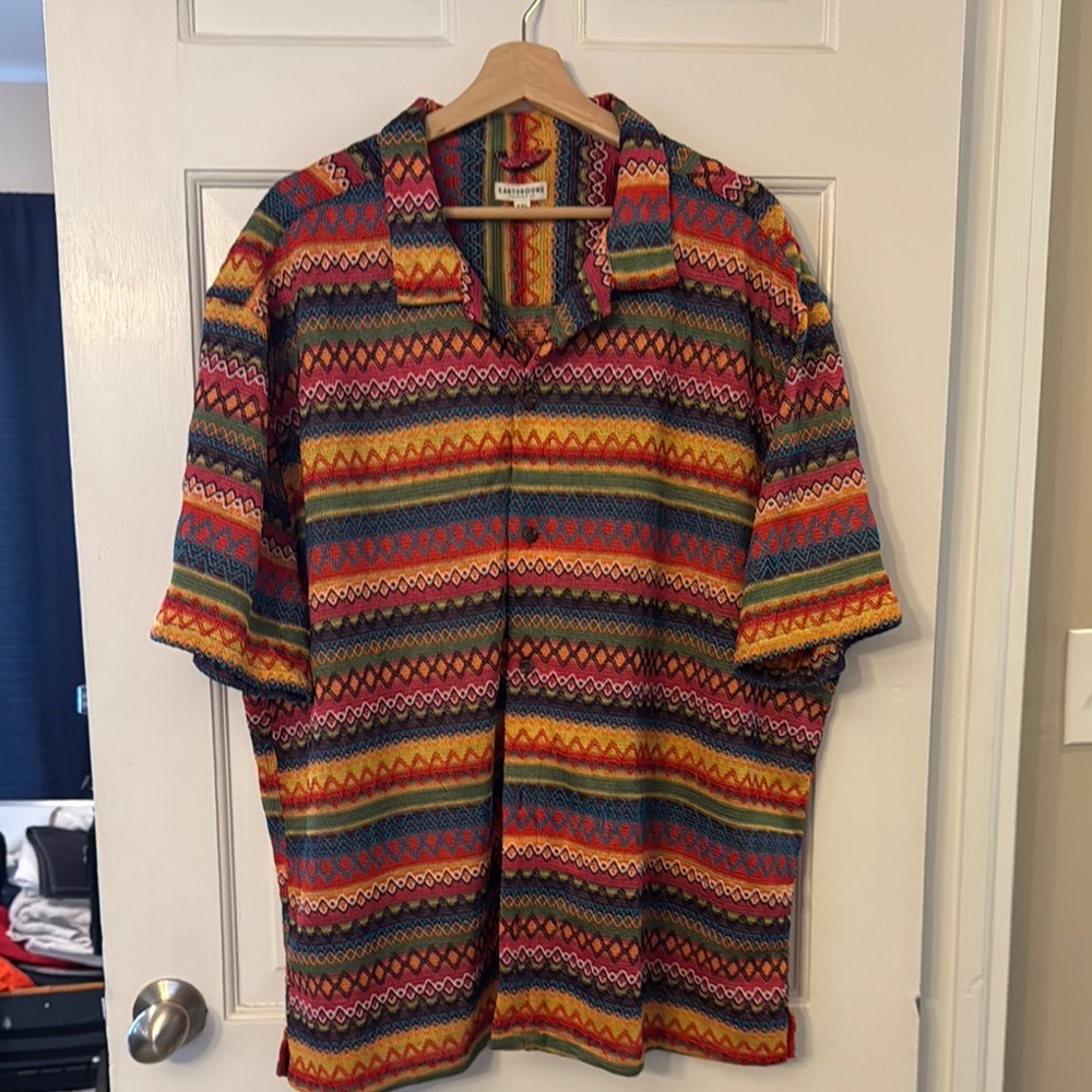 Colorful Striped Polo Shirt